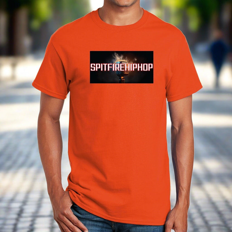 Smoking Mic Unisex Orange T-Shirt