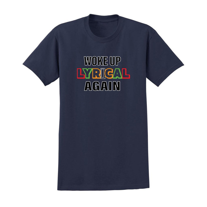 Woke Up Lyrical Again Navy T-shirt