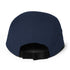 Navy Blue low-profile hat with Conquering Hip-Hop One Mic At A Time embroidered design.