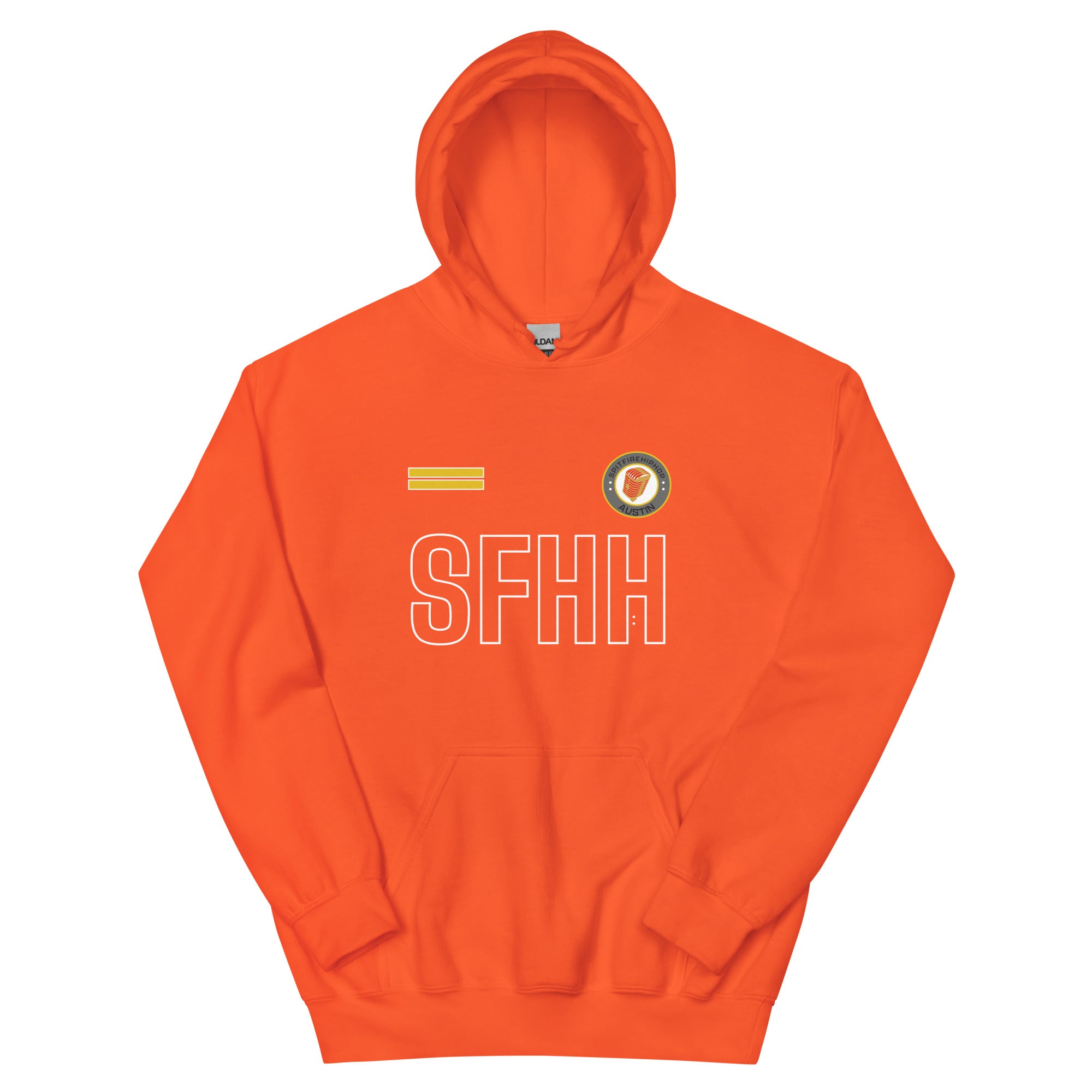 SpitFireHipHop Orange Hoodie
