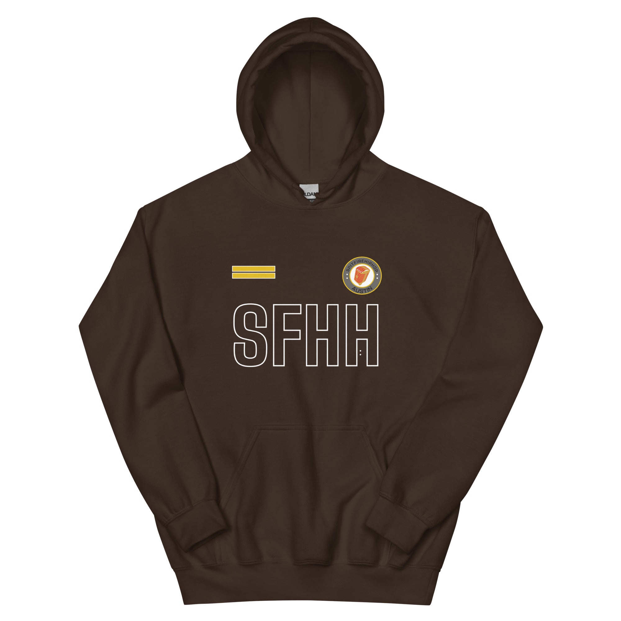 SpitFireHipHop Dark Chocolate Hoodie mockup