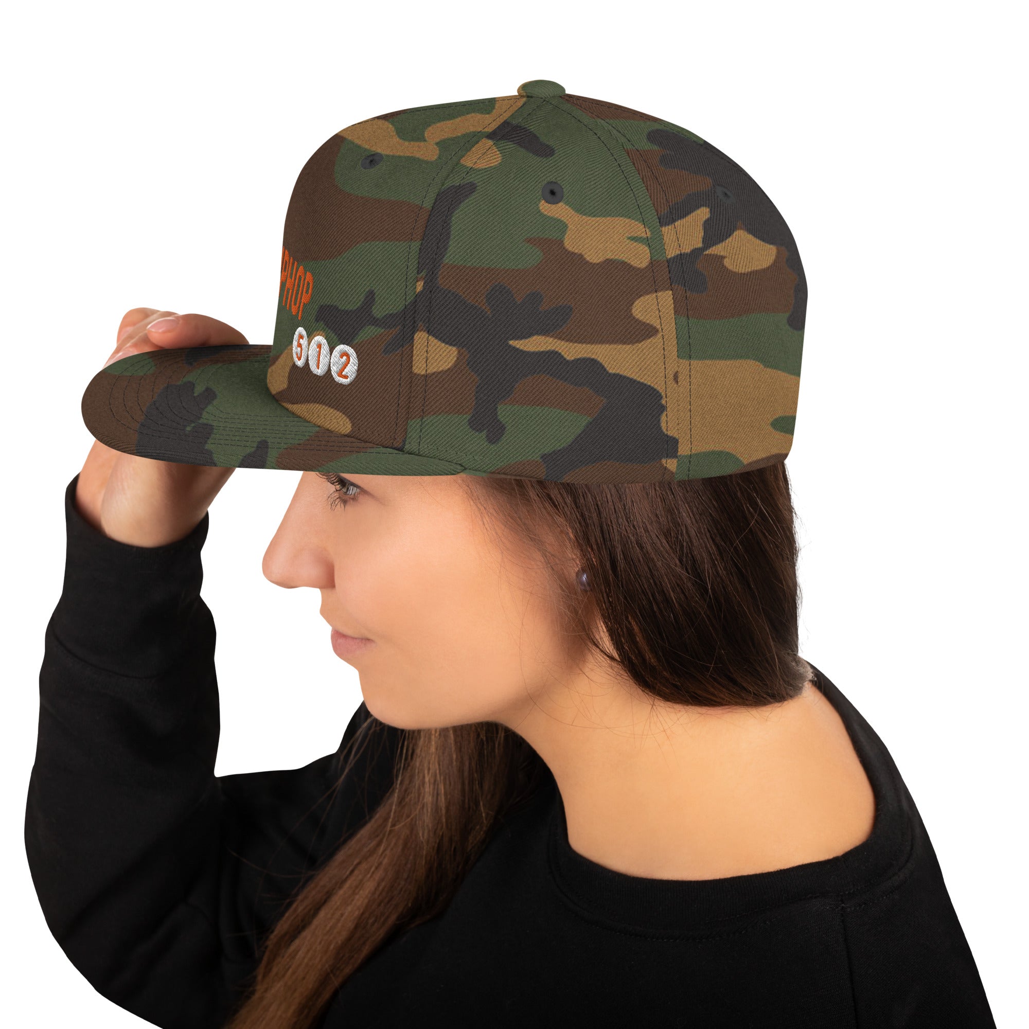 Austin Area Code Snapback Camo