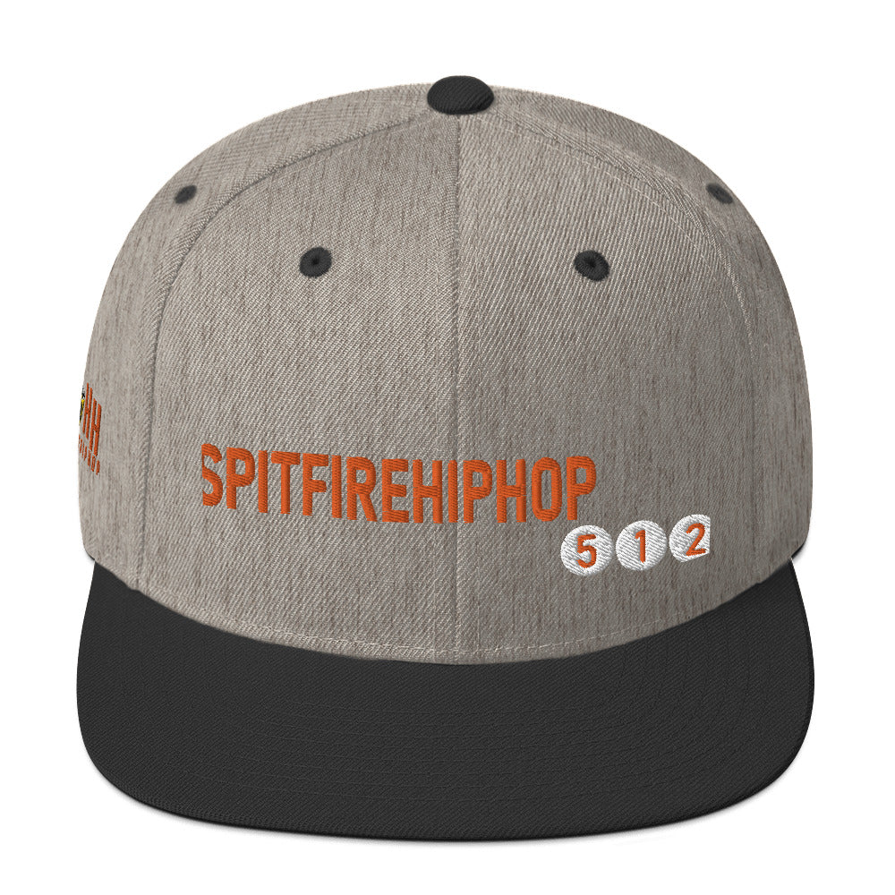 Austin Area Code Snapback Heather Grey & Black