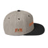 Austin Area Code Snapback Heather Grey & Black