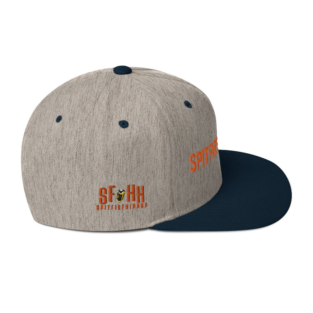 Austin Area Code Snapback Heather Grey & Navy