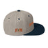 Austin Area Code Snapback Heather Grey & Navy