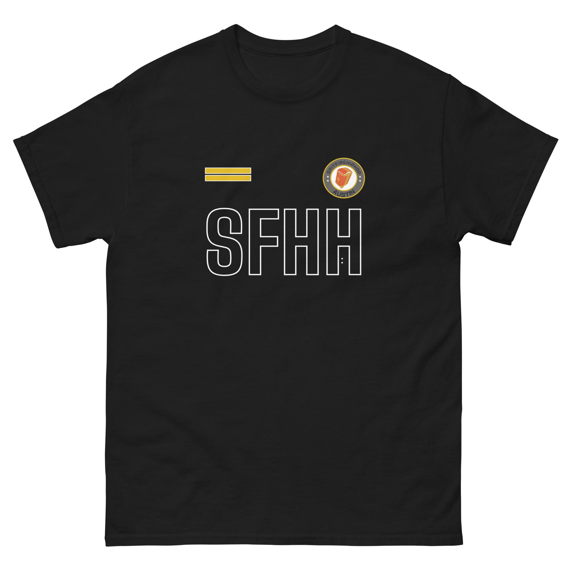 Black Supa INspired Hip-Hop unisex short sleeve t-shirt featuring bold motivational streetwear typography inspired by independent Hip-Hop culture and creative ambition.