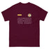 Maroon Supa INspired Hip-Hop unisex short sleeve t-shirt featuring bold motivational streetwear typography inspired by independent Hip-Hop culture and creative ambition.