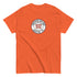 Orange 512 Certified Hip-Hop unisex short sleeve t-shirt featuring bold streetwear-inspired typography representing Austin Hip-Hop culture and independent music energy.