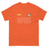 Orange Supa INspired Hip-Hop unisex short sleeve t-shirt featuring bold motivational streetwear typography inspired by independent Hip-Hop culture and creative ambition.