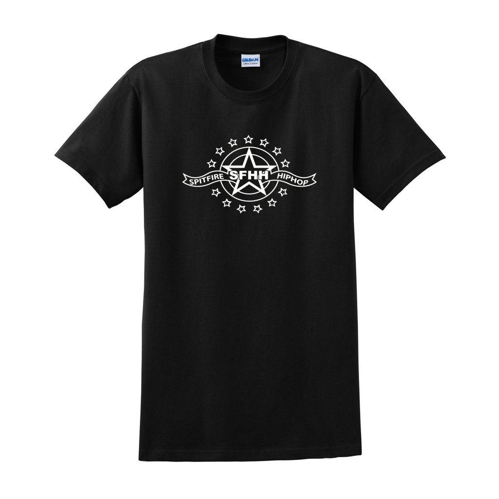 SpitFireHipHop Stars Black Short Sleeve