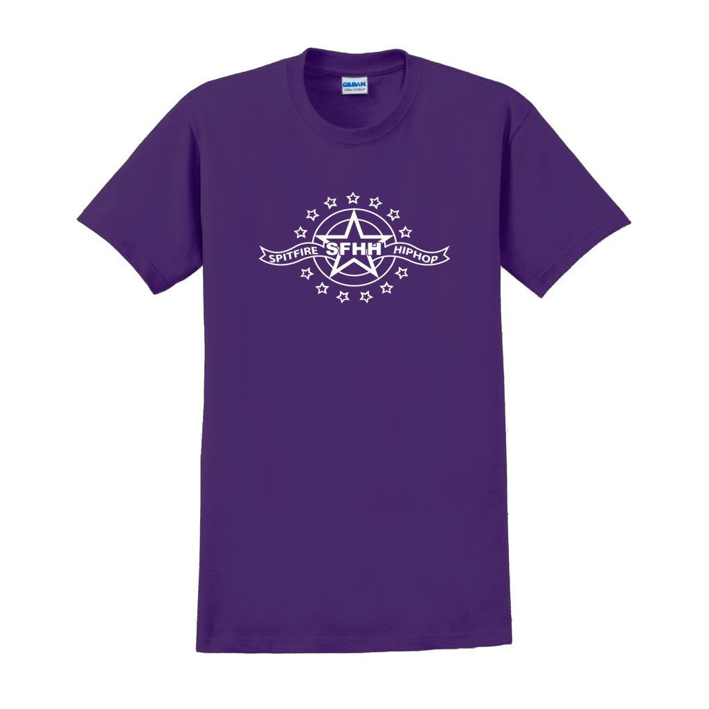 SpitFireHipHop Stars Purple Short Sleeve