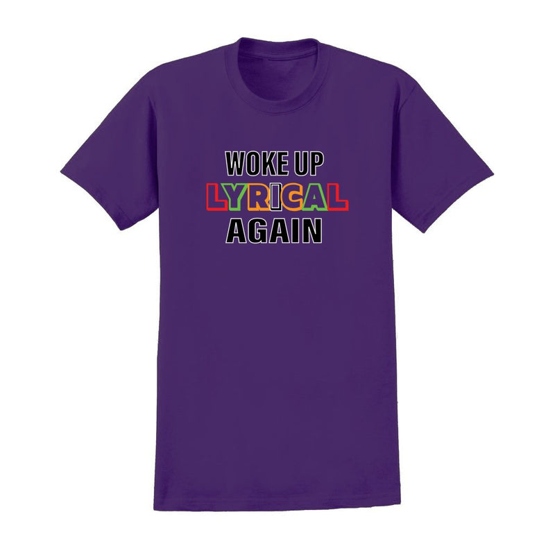 Woke Up Lyrical Again Purple T-shirt