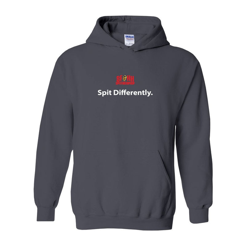 Spit Differently Charcoal Hoodie