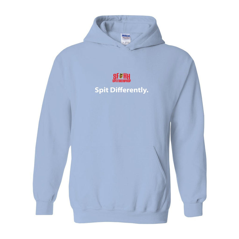 Spit Differently Light Blue Hoodie