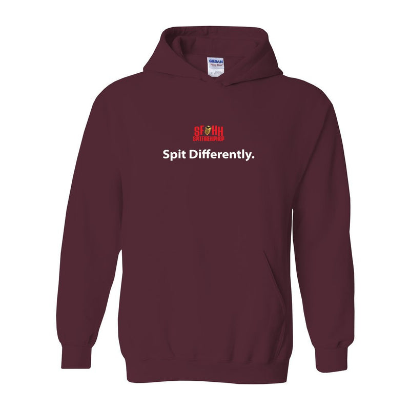 Spit Differently Maroon Hoodie