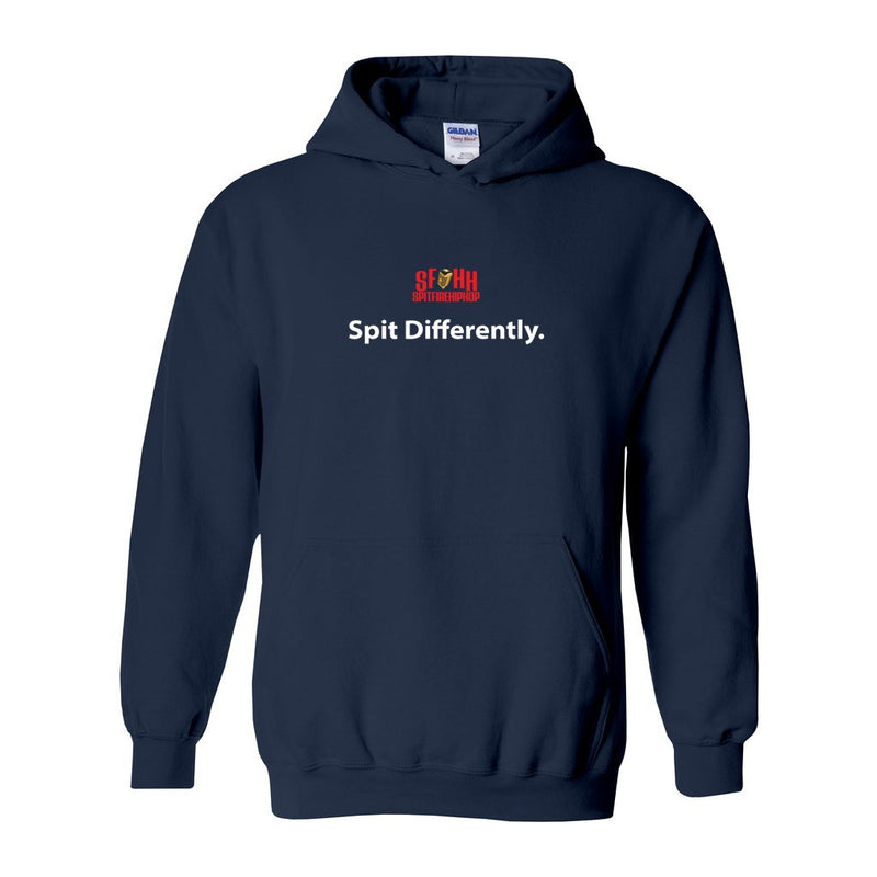 Spit Differently Navy Blue Hoodie