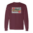 Graffiti Men's Long Sleeve T-Shirt Marron