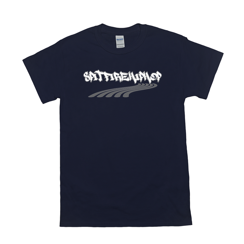 Navy All Roads T-shirt - SpitFireHipHop