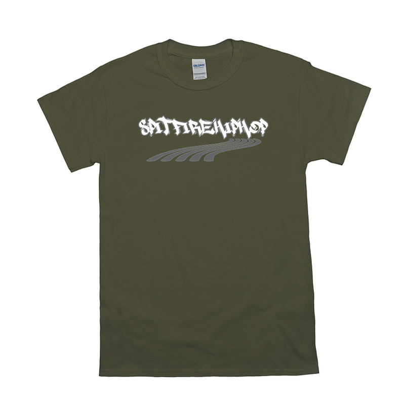 Military Green All Roads T-shirt - SpitFireHipHop