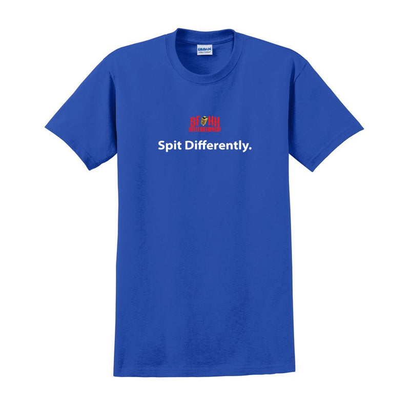 Spit Differently Royal Blue Tee