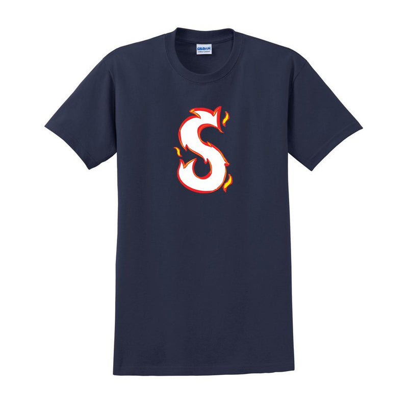 Ember S Unisex T-Shirt Navy Blue