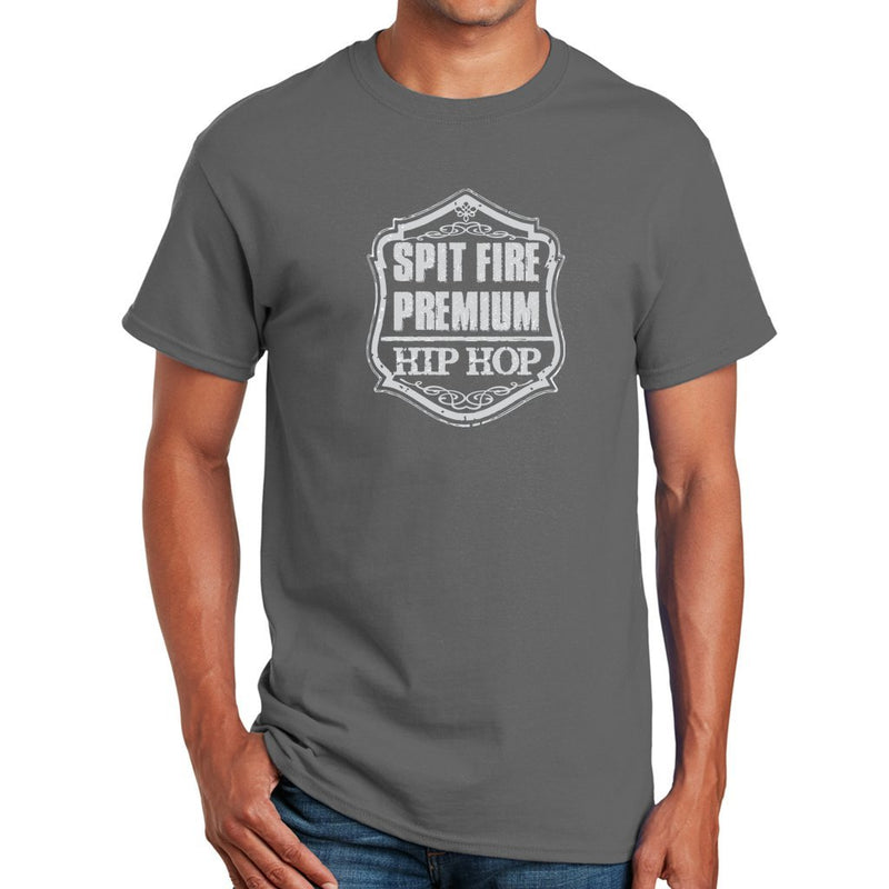 Premium Hip-Hop T-Shirt Charcoal