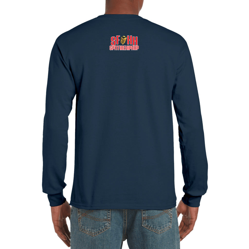 Woke Up Lyrical Again Men's Long Sleeve T-shirt Navy Blue