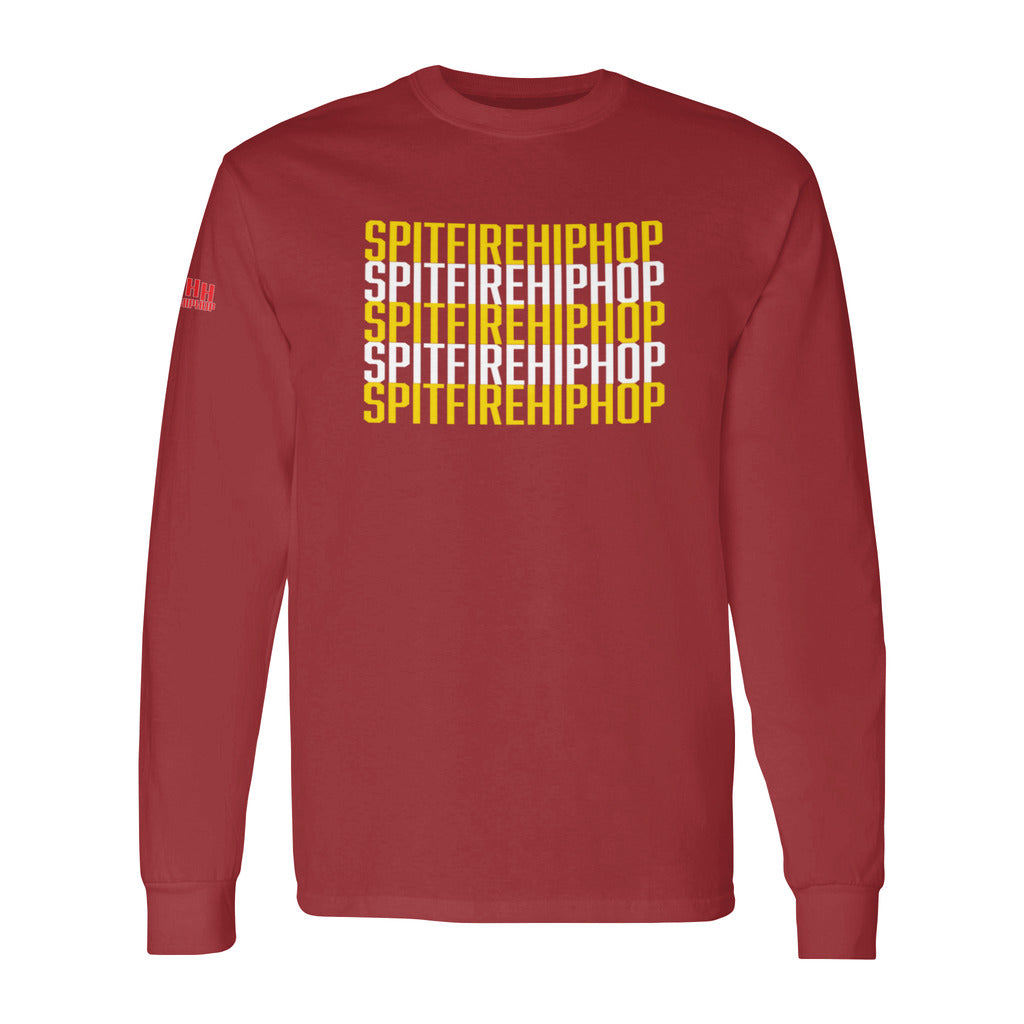 SpitFireHipHop "Array" Red Long Sleeve 