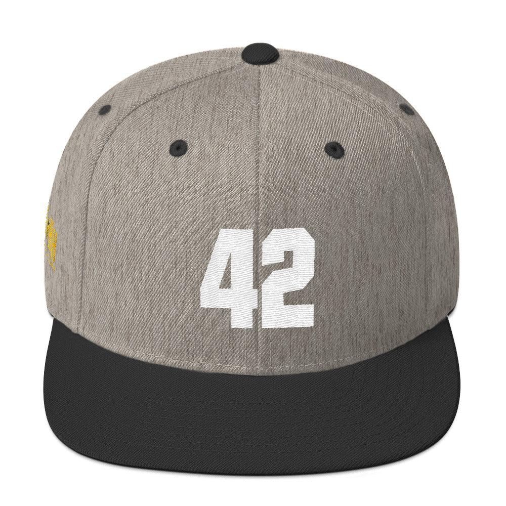 Heather & Black 42 Snapback - SpitFireHipHop