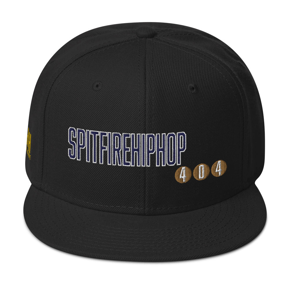 Atlanta Area Code Snapback Black - SpitFireHipHop