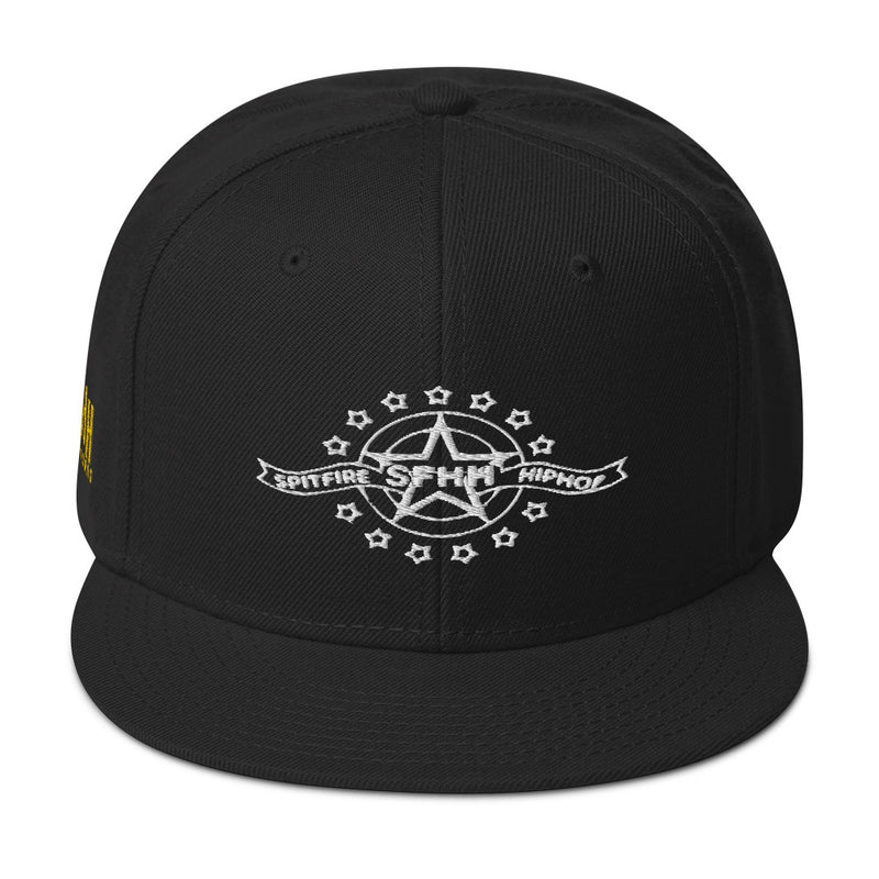 SpitFireHipHop Stars Black Snapback Hat