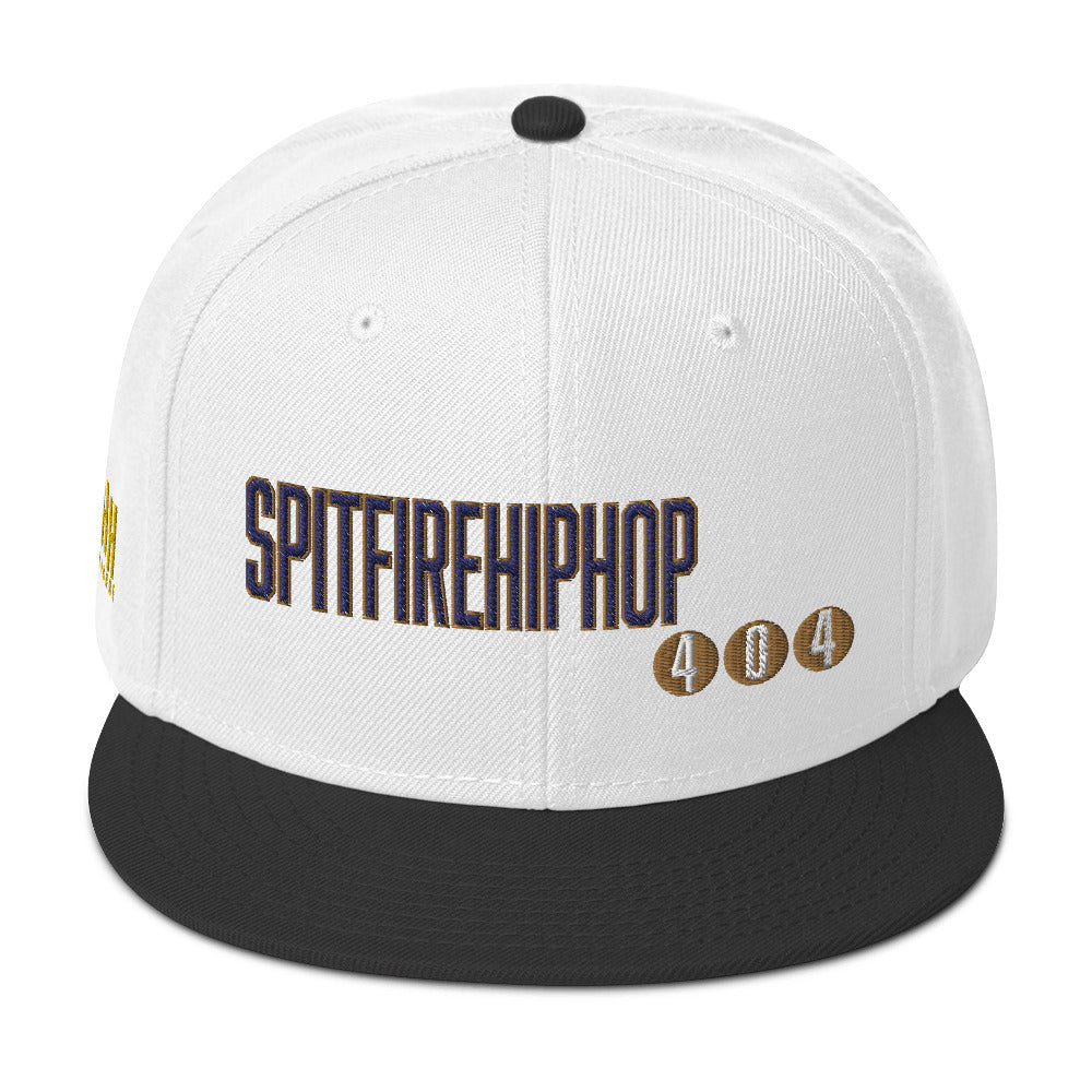 Atlanta Area Code Snapback Black & White - SpitFireHipHop