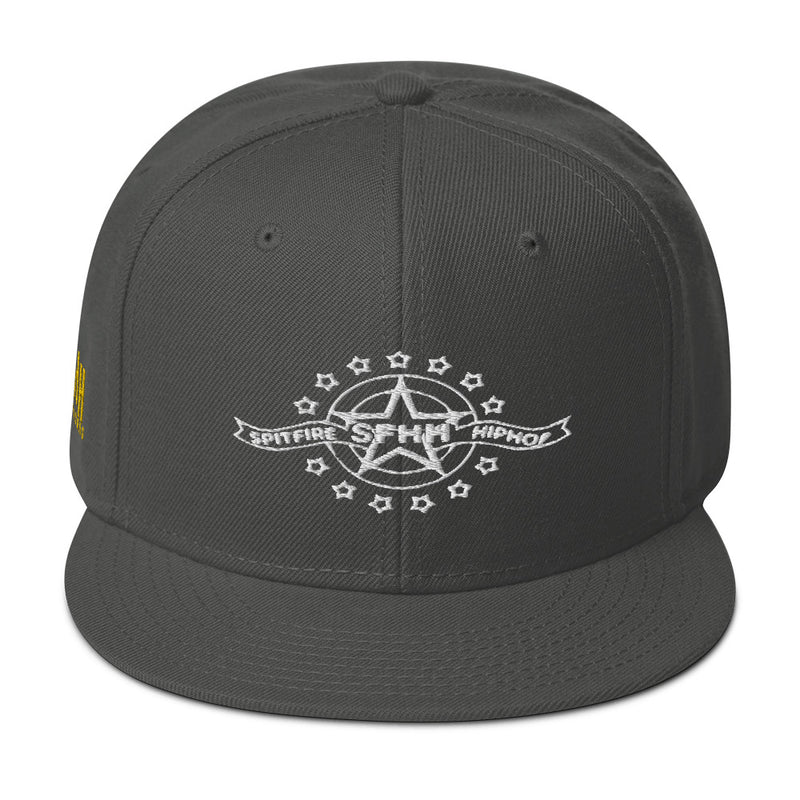 SpitFireHipHop Stars Charcoal Snapback Hat