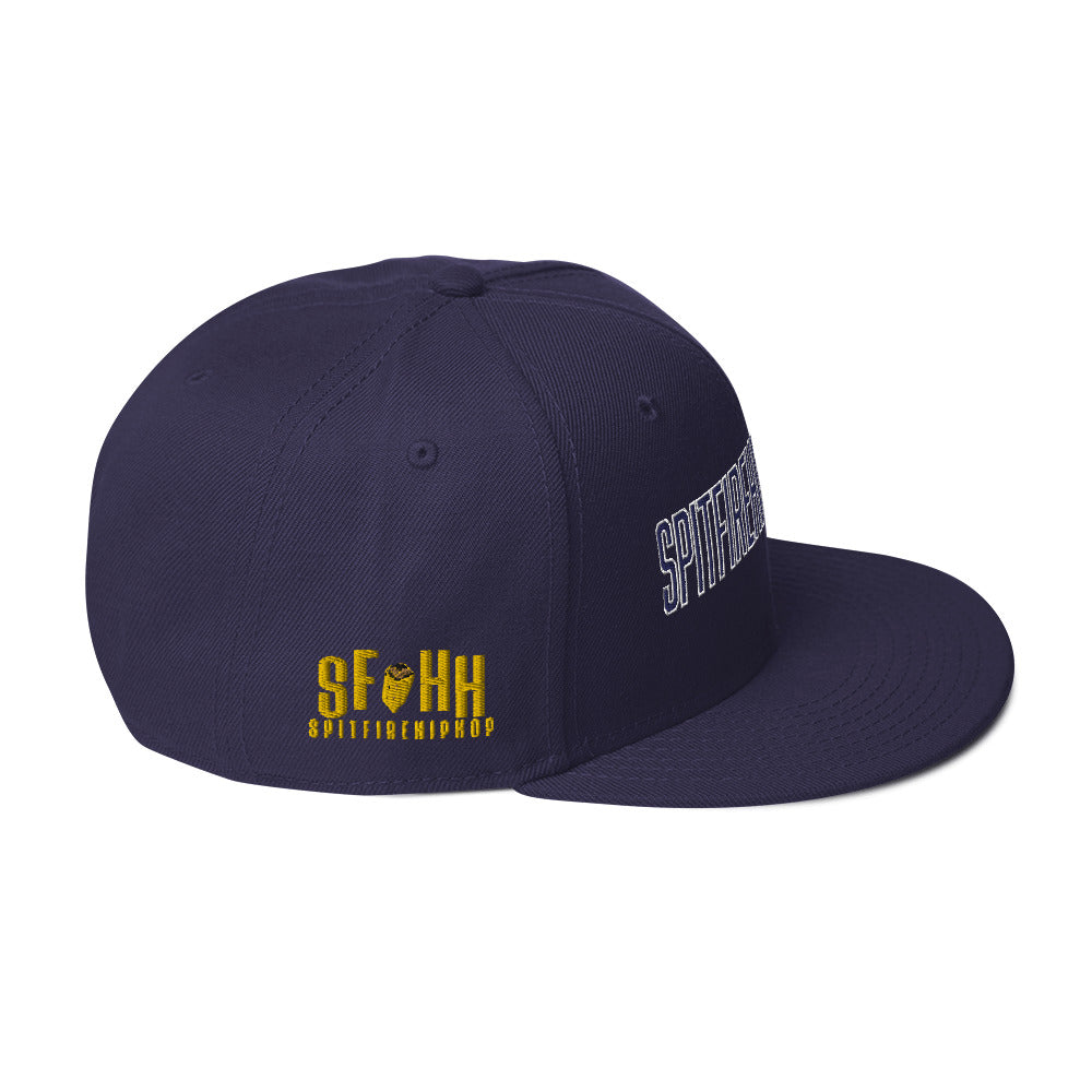 Atlanta Area Code Snapback Navy - SpitFireHipHop