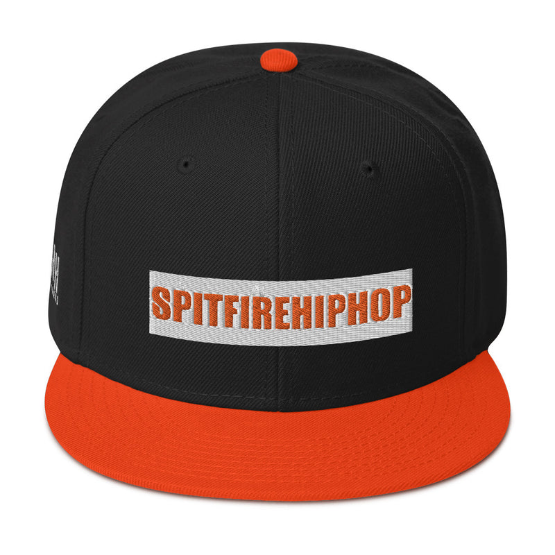 SpitFireHipHop TM Snapback Orange & Black - SpitFireHipHop