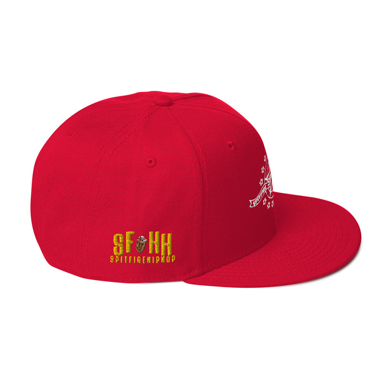 SpitFireHipHop Stars Red Snapback Hat