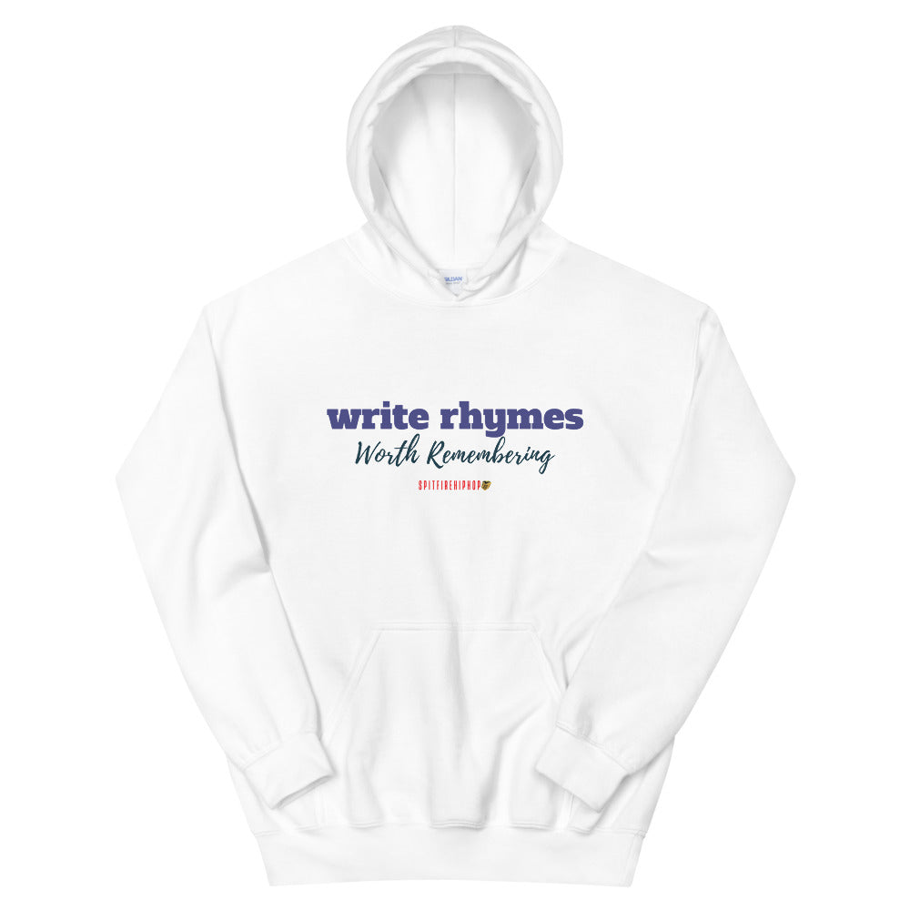 Write Rhymes Hoodie - SpitFireHipHop